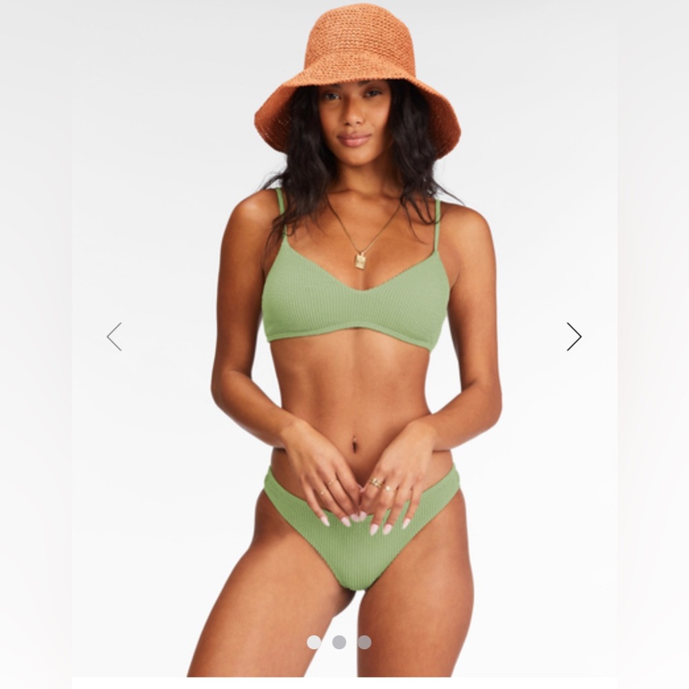 Billabong Summer High Isla Bikini Bottom Small in Agave